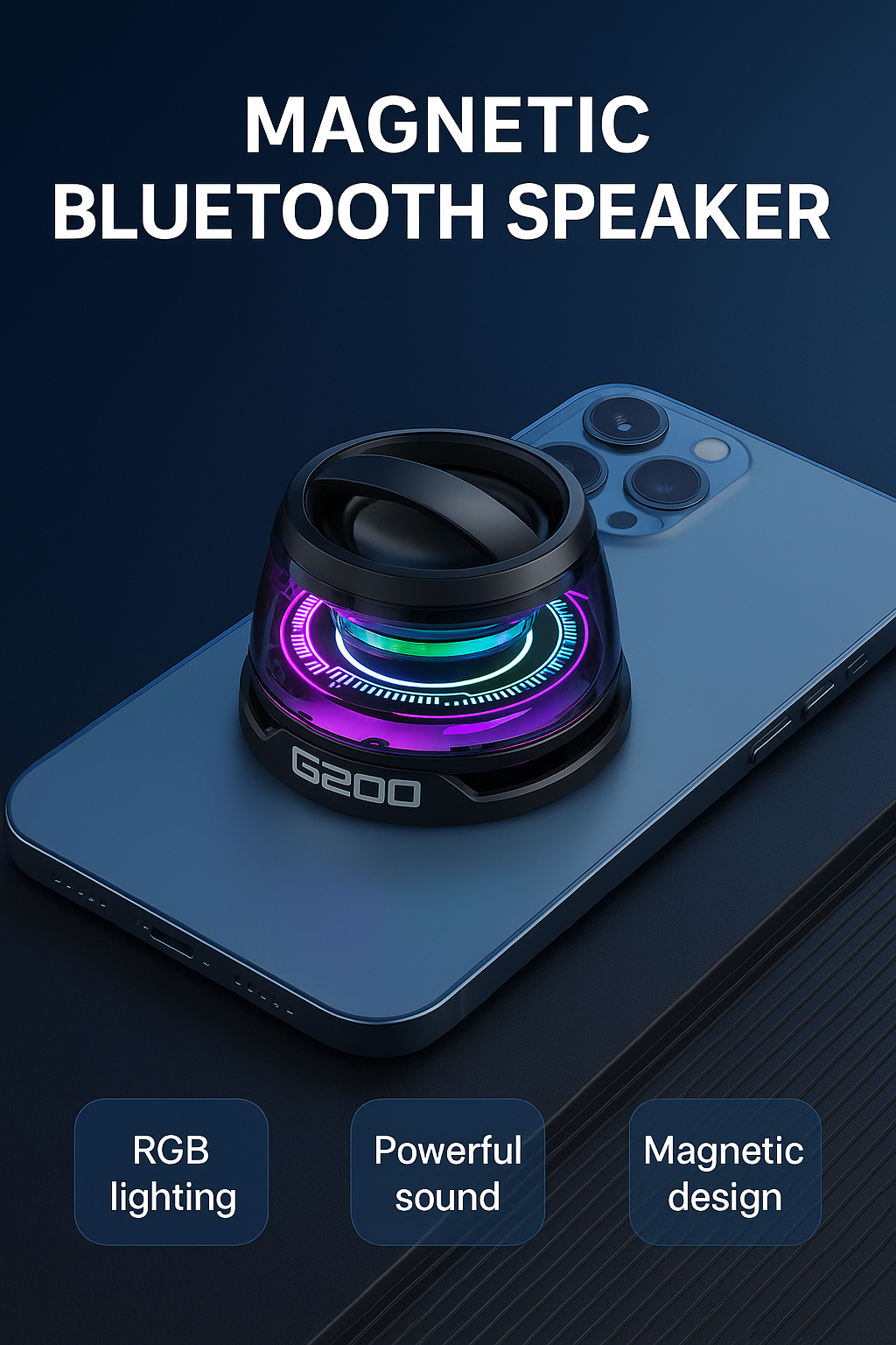 SmartZone Wireless Portable Magnetic Speaker
